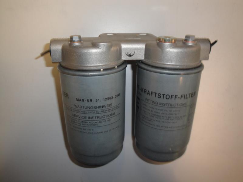 Kraftstoffilter  Gehäuse DB Motor 0,5 Lt.