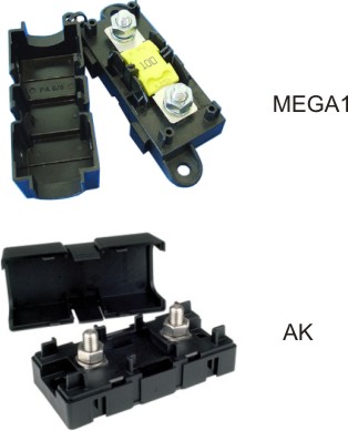 Sicherungshalter 1-Fach Mega