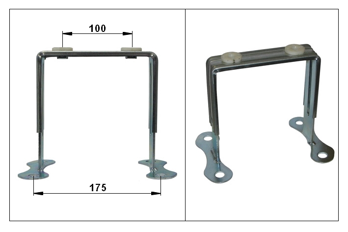 Befestigungsset 16&quot; Raddeckel Halter Für M14 Radmuttern  Hinten