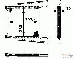 Radiatore dell'olio per l'azionamento del ventilatore