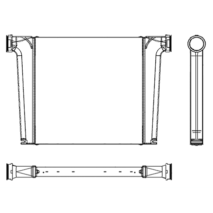 Ladeluftkühler für MAN R07