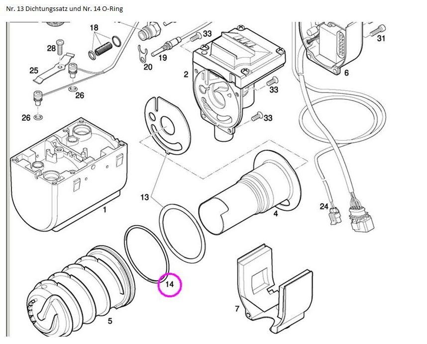 D5W-S Dichtungsatz Zu Ebersp.