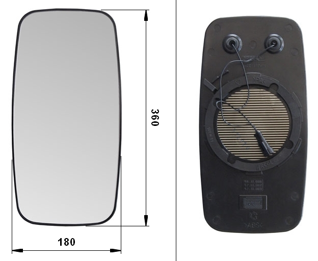 Spiegelglas 24V