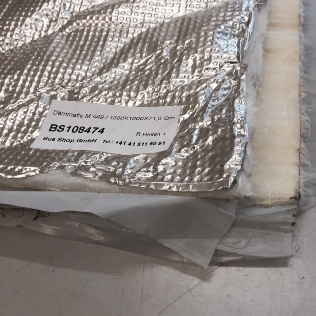 Dämmatte M 949 / 1600X1000X7mm 1,6 Qm