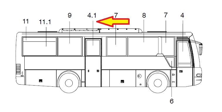 Türscheibe Türe Hinten N 312 K730 X 820 mm  N1011071065