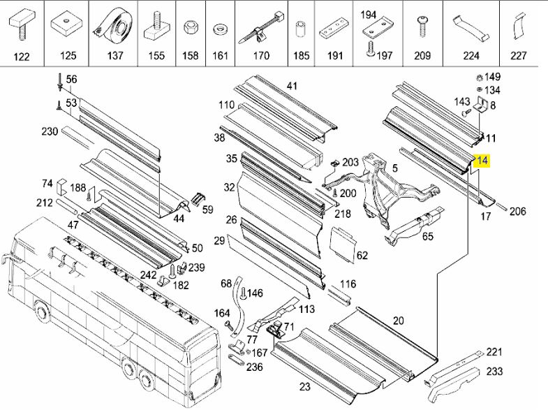 Schiene S431Dt Luftkannal Fenster Od