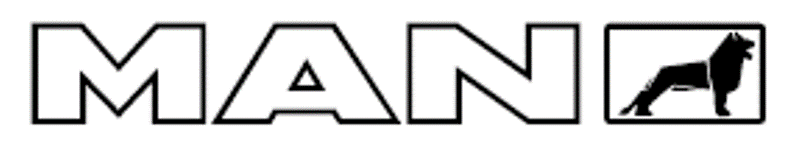 Klebeschild Man Mit Logo Hohe 60 Mm
