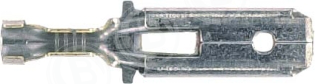 Flachstecker 0.5 - 1.0 / 6.3 mm verzinnt mit Rastnase 