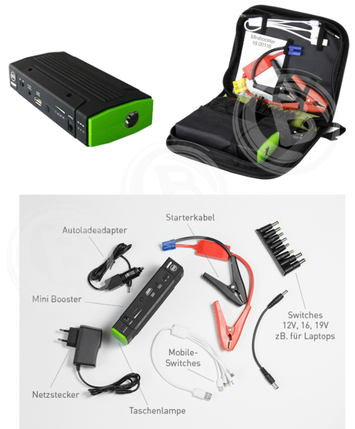 Mini Startbooster 16000 mAh 400 CCA