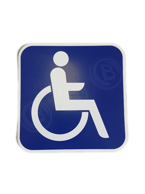Rollstuhl Piktogrammschild 130 x130