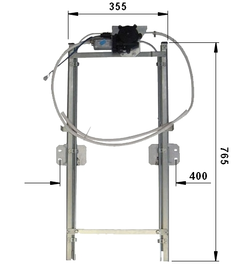 Fensterheber zusammenbau mit Motor