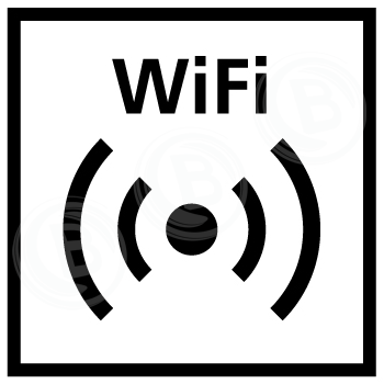 Piktogramm WiFi (120 x 120 mm)