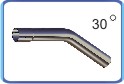 Endrohr ¢65X1.5X450mm Winkel 30°