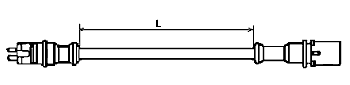 Drehzahlfühler Kabel ABS Sensor B