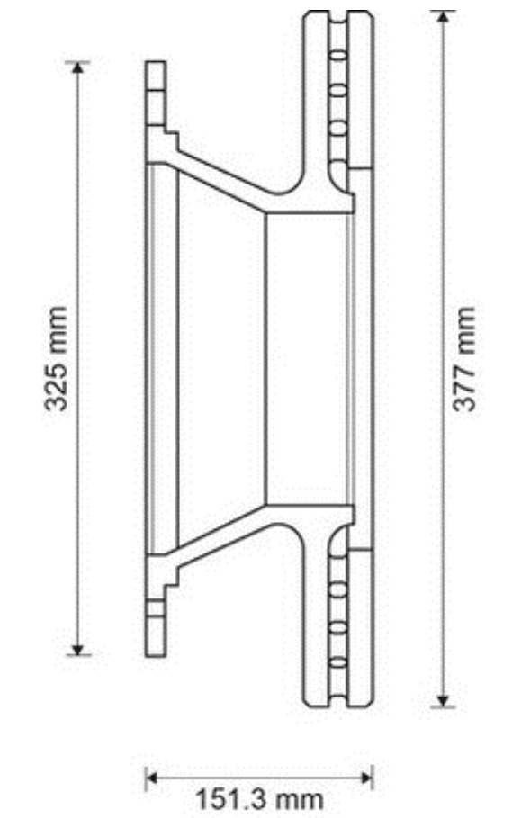 Bremsscheiben 377mm