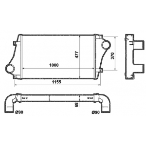 Ladeluftkühler zu VOLVO 8700 