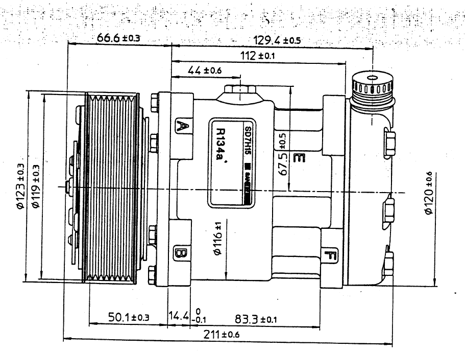 Klimakompressor für MB SPRINTER DELPHI