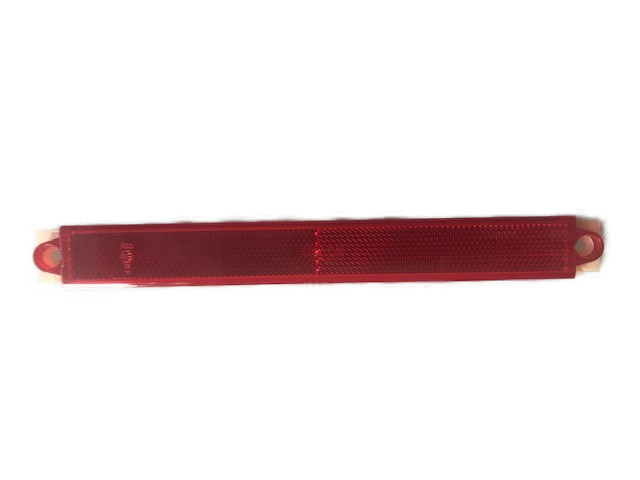 Rückstrahler rot 2 Loch 250 x 28 mm BEULAS