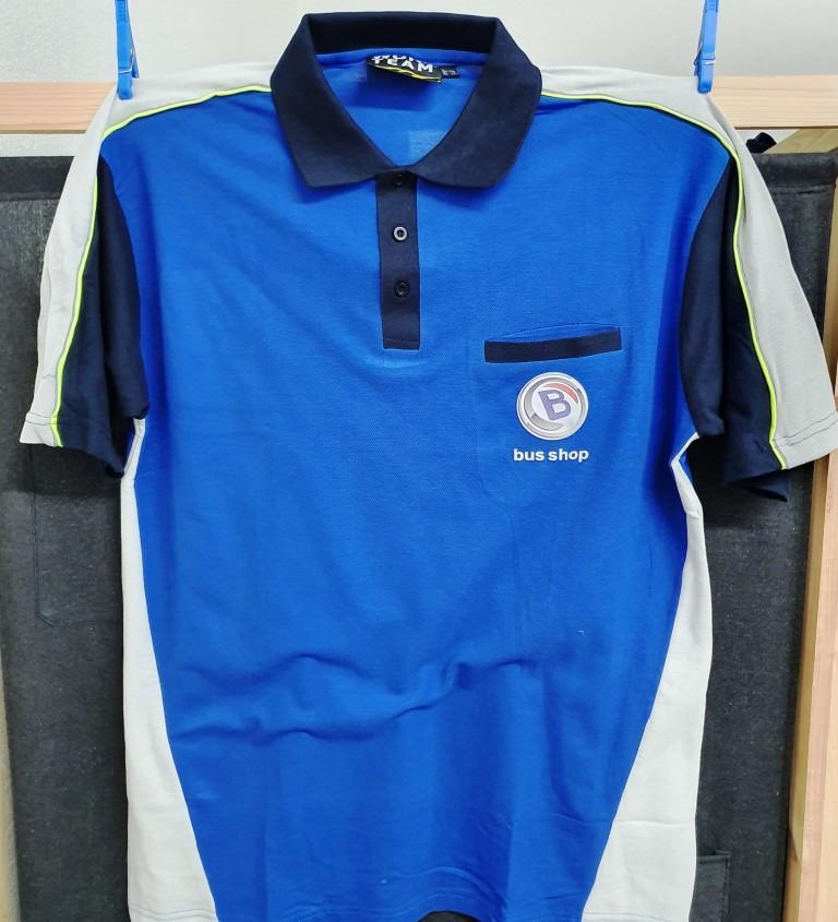 TG. XXL / POLO TRICOLORE WORKTEAM 65% POL 35% COT. 