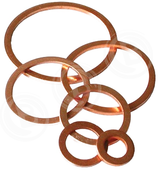 Anelli di rame Ø 10x16x2mm