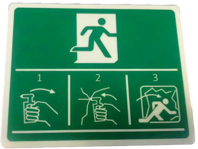 Uscita di emergenza - (verde)