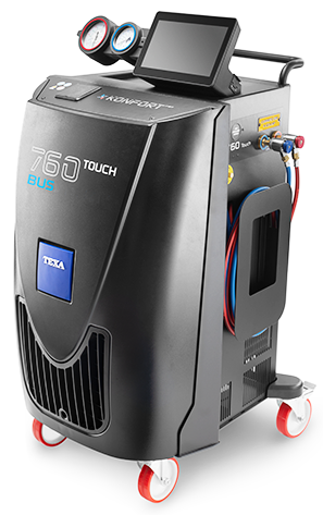 Klimaservicegerät TEXA Konfort 760R BUS R134 A 30kg Tank / TOUCH Farbdisplay 