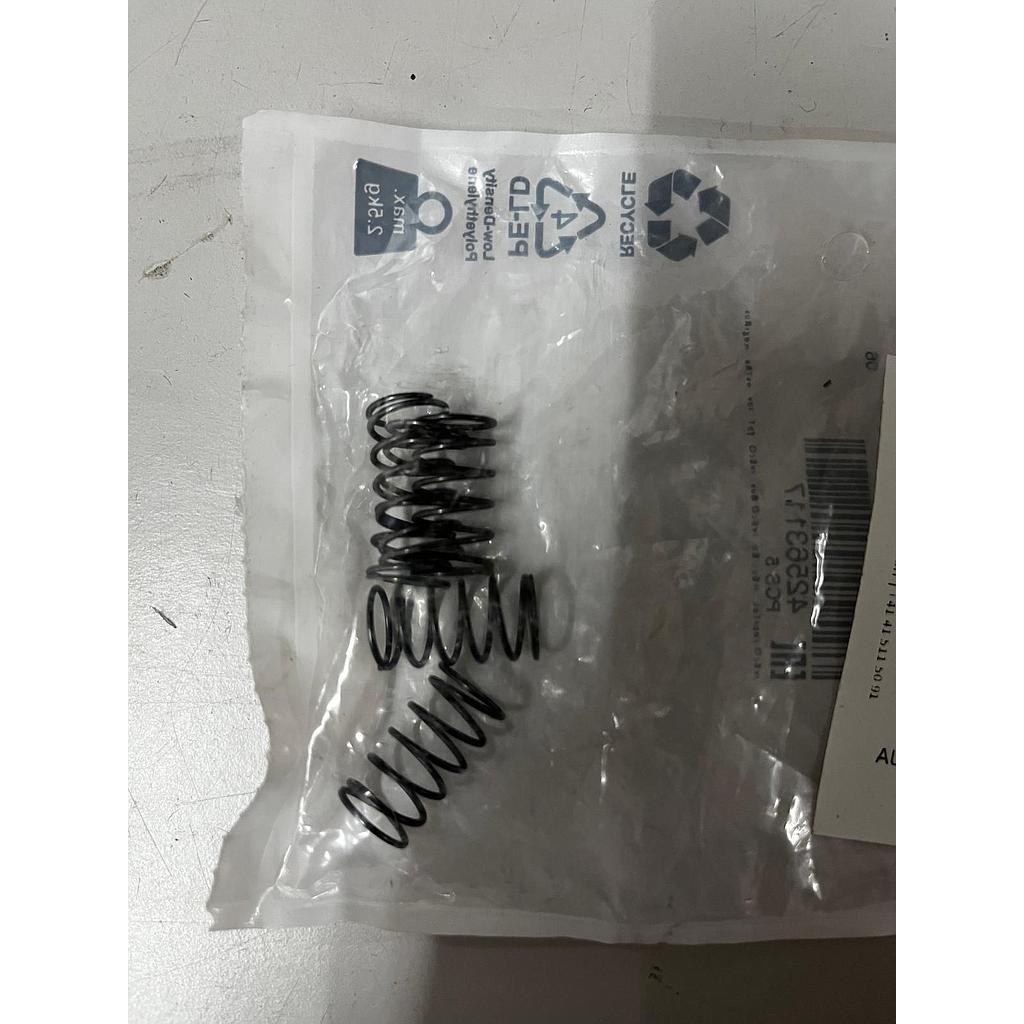 Pressure spring to control piston on proportional valve