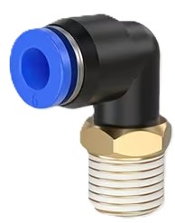 Pneumatische Luft Schnellverbinder 8mm 1/8 Zoll 90 grad