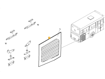 Seitenklappe hinten re.hi. Iveco