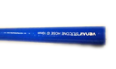 Tubo in silicone blu diritto D: 10 mm x 1000 mm