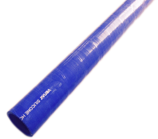 Tuyau en silicone bleu droit D : 35mm x 1000mm